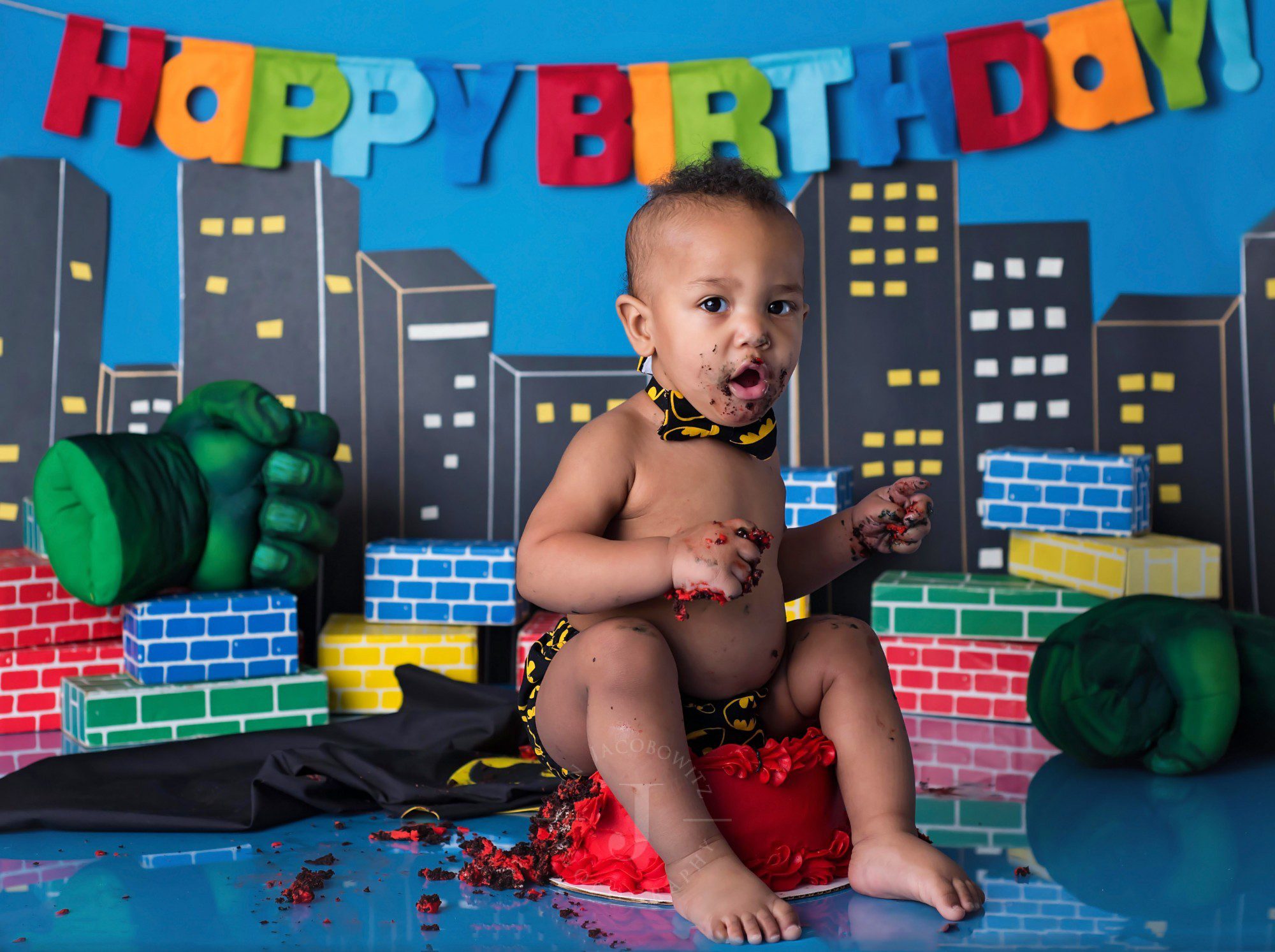 Richmond VA Photographer, first birthday, cake smash, baby