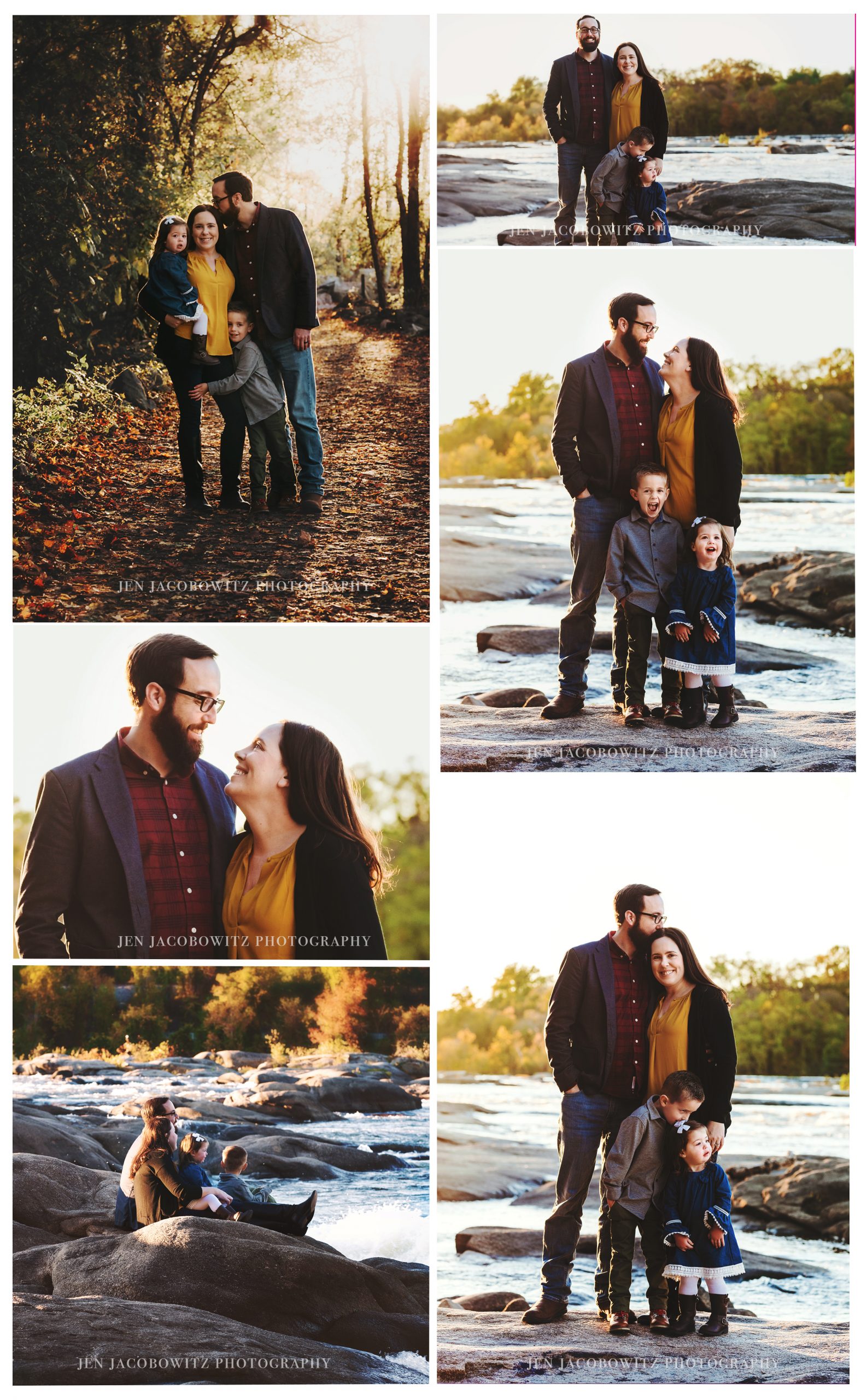 Professional Outdoor Family Portrait Session 