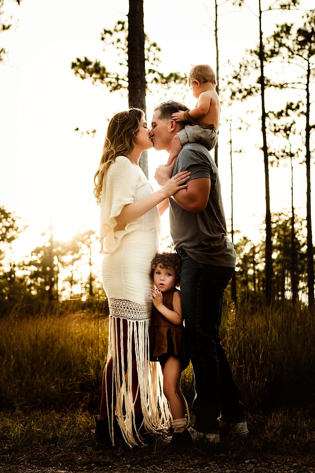 sunset family photography session
