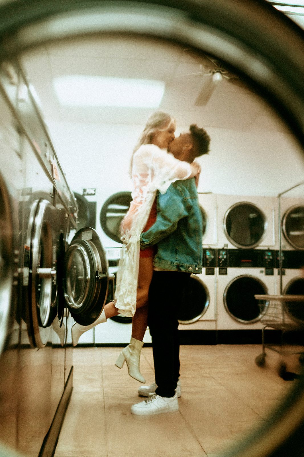 Couple's Laundromat Session