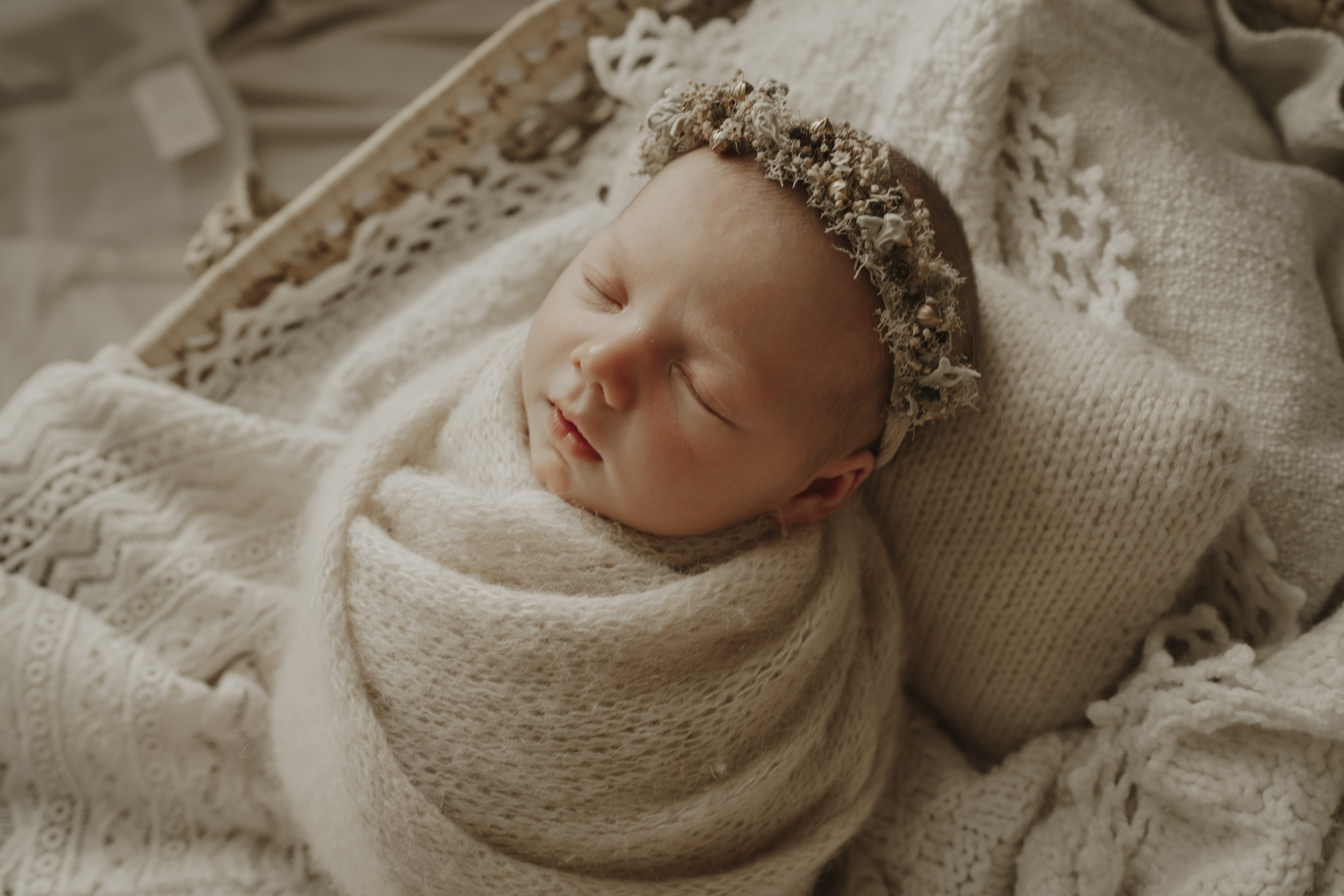 wrapped newborn session by Jen Jacobowitz Photography in Richmond VA