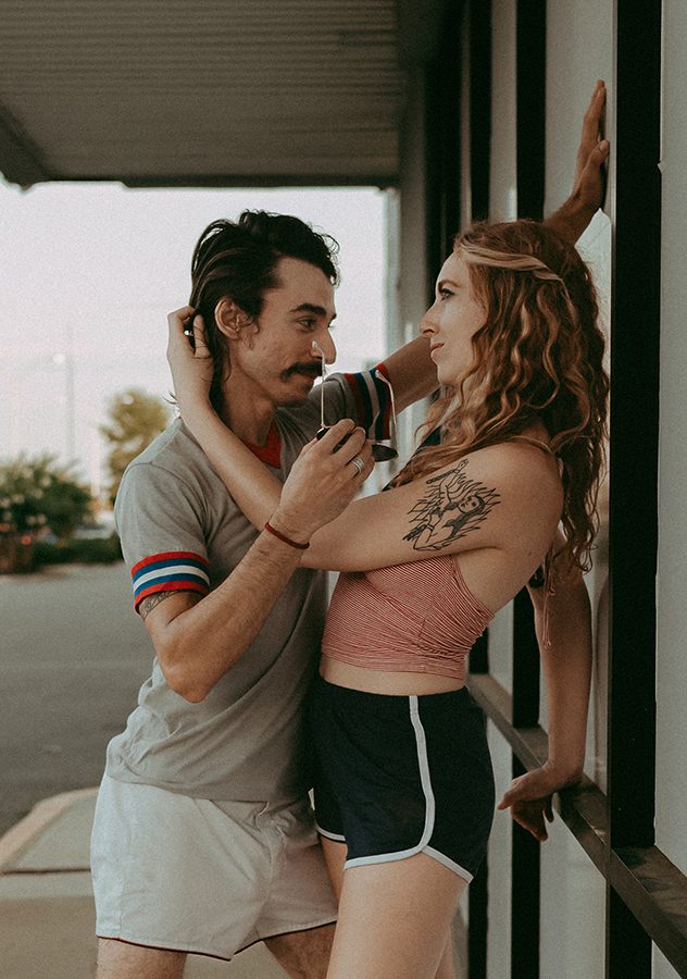 couples vintage skate session by Jen Jacobowitz Photography in Richmond VA