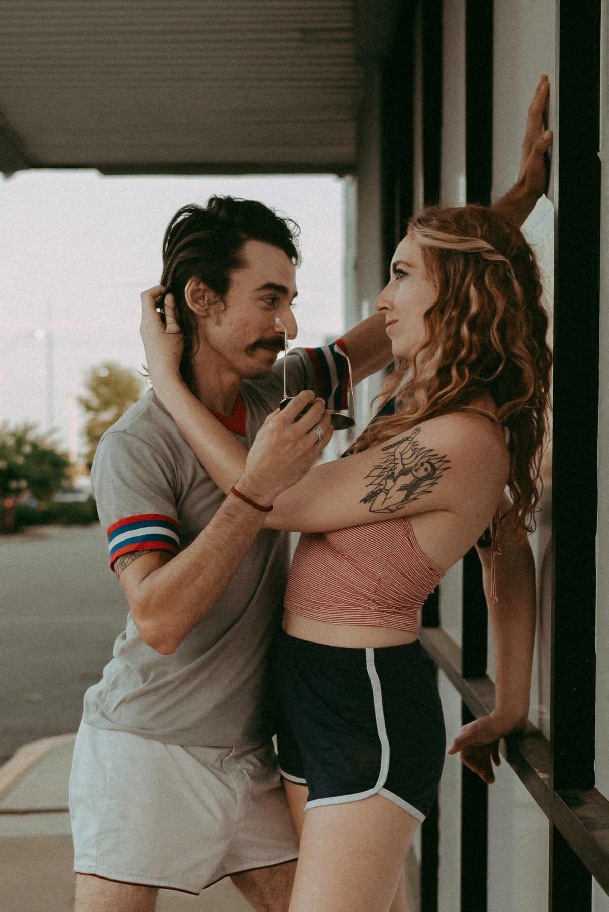 fun couples session with roller skating by Jen Jacobowitz Photography in Richmond VA