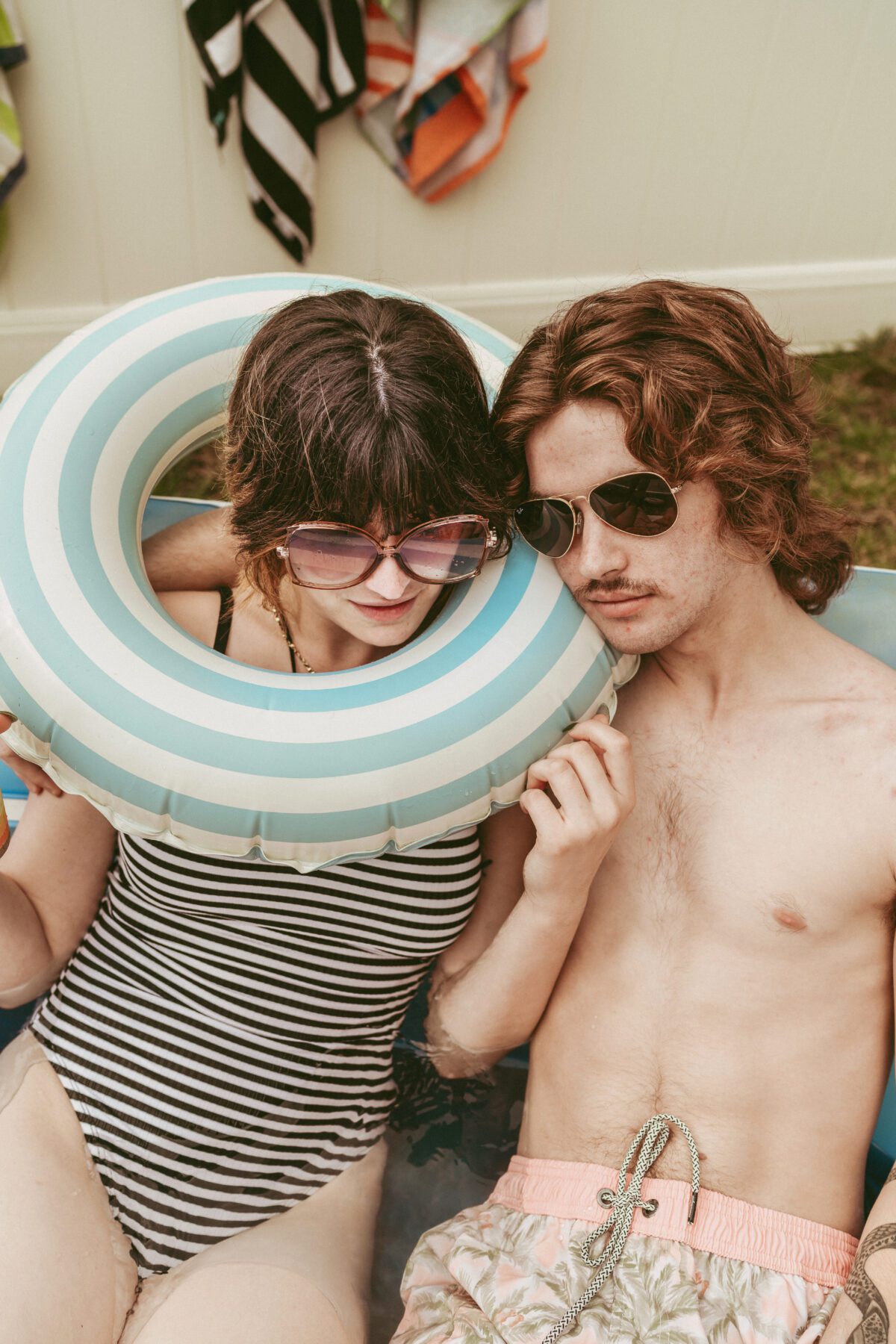 backyard pool summer photography session with Jen Jacobowitz Photography in Richmond VA